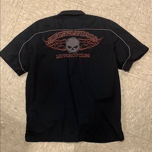 Harley-Davidson Black Men's button up